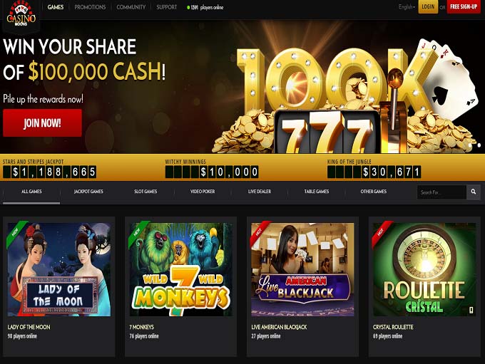 golden moon casino winners
